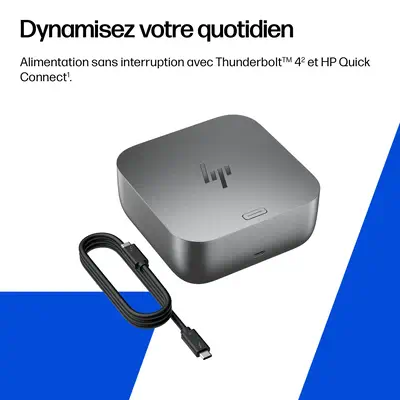 Station d’accueil HP Thunderbolt 4 G6 100 W - Station d'accueil pour portable - visuel 9