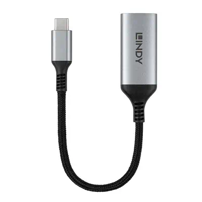 Lindy 43428 câble vidéo et adaptateur 0,15 m USB Type-C HDMI Gris - Connectique - visuel 2
