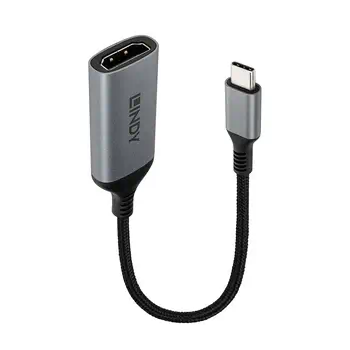 Achat responsable Lindy 43428 câble vidéo et adaptateur 0,15 m USB Type-C HDMI Gris