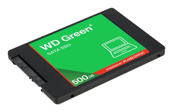 Western Digital Green WDS500G5G0A disque SSD 500 Go 2.5" Série ATA III 3D NAND - Disque dur SSD - visuel 4