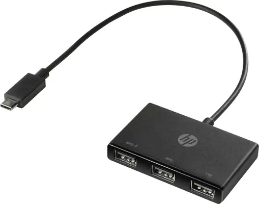 Concentrateur HP USB-C vers USB-A HP - visuel 1 - hello RSE - Emmenez-le partout avec vous