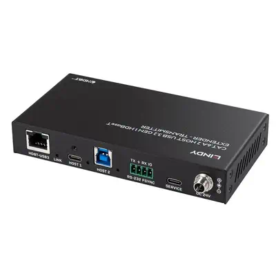 Extender 2 Hôtes USB 3.2 Gen 1 Cat.6A HDBaseT, 100m - Lindy - Connectique - visuel 2