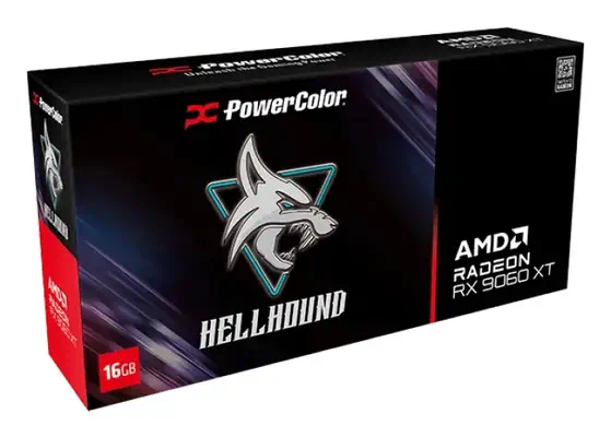 AMD Radeon RX 9060 XT 16GB GDDR6 - PowerColor - Carte graphique - visuel 2