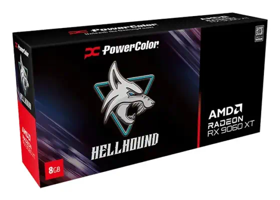 AMD Radeon RX 9060 XT 8GB GDDR6 - PowerColor - Carte graphique - visuel 2