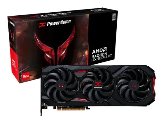 PowerColor Red Devil Radeon RX 9070 XT AMD 16 Go GDDR6 - Carte graphique - visuel 8