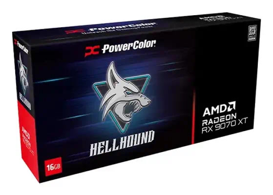 PowerColor Hellhound Radeon RX 9070 XT AMD 16 Go GDDR6 - Carte graphique - visuel 7