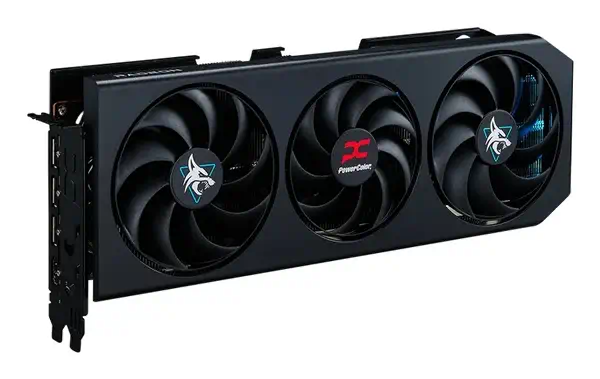 PowerColor Hellhound Radeon RX 9070 XT AMD 16 Go GDDR6 - Carte graphique - visuel 3