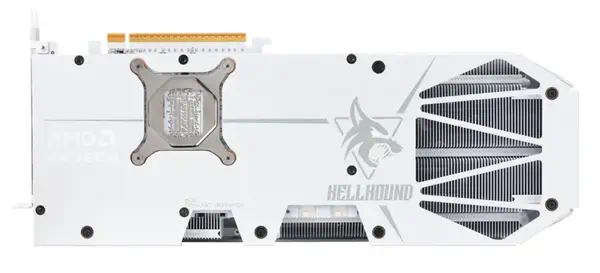 Radeon RX 9070 XT Spectral White - PowerColor - Carte graphique - visuel 3