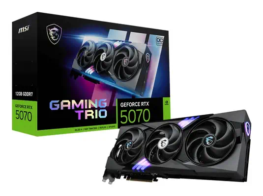 GeForce RTX 5070 12G GAMING TRIO OC - MSI - Carte graphique - visuel 1