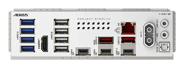 X870 AORUS STEALTH ICE Carte Mère – Prend en charge les processeurs AMD Ryzen 9000, VRM numérique 16 - Gigabyte - Carte mère - visuel 6