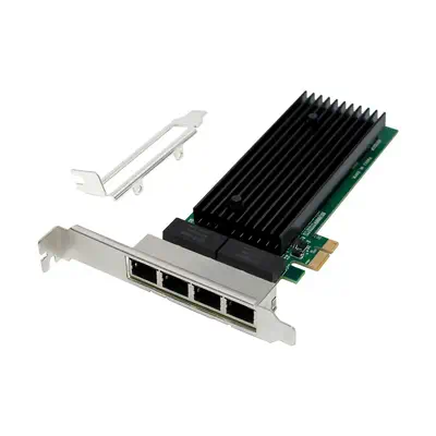 Microconnect MC-PCIEX1-82575-Q carte réseau Interne Ethernet 1000 Mbit/s - Carte Réseau - visuel 1