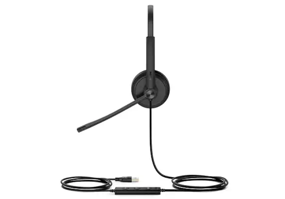 Yealink UH34 SE Mono Casque Avec fil Arceau Bureau/Centre d'appels Noir - Casque Micro - visuel 2