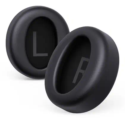 Coussinets d’oreille noirs Yealink pour BH76 Plus (1 paire) - Casque Micro - visuel 1