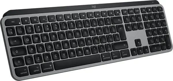 Logitech Master MX Keys S for Mac clavier Bureau RF sans fil + Bluetooth QWERTY US International Alu - Clavier - visuel 3