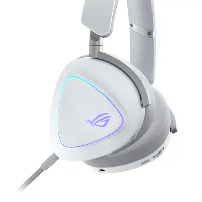 ASUS ROG Delta II Casque Avec fil &sans fil Arceau Gaming USB Type-C Bluetooth Blanc - Asus - Périphérique Informatique - visuel 3