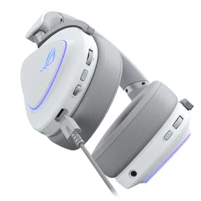 ASUS ROG Delta II Casque Avec fil &sans fil Arceau Gaming USB Type-C Bluetooth Blanc - Asus - Périphérique Informatique - visuel 7