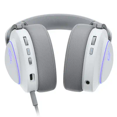 ASUS ROG Delta II Casque Avec fil &sans fil Arceau Gaming USB Type-C Bluetooth Blanc - Asus - Périphérique Informatique - visuel 8