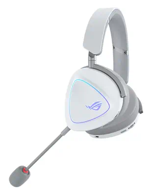 ASUS ROG Delta II Casque Avec fil &sans fil Arceau Gaming USB Type-C Bluetooth Blanc - Asus - Périphérique Informatique - visuel 2