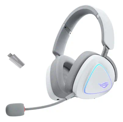 ASUS ROG Delta II Casque Avec fil &sans fil Arceau Gaming USB Type-C Bluetooth Blanc - Asus - Périphérique Informatique - visuel 1