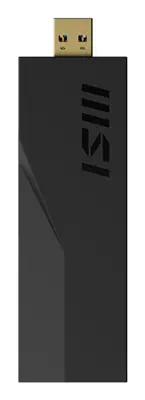 MSI BE6500 WiFi7 USB Stick - Dongle WLAN 2880 Mbit/s - Carte Réseau - visuel 4