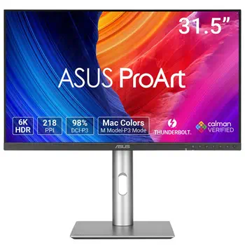 ASUS ProArt PA32QCV écran plat de PC 80 cm (31.5") 6016 x 3384 pixels 6K Ultra HD LCD Argent offre