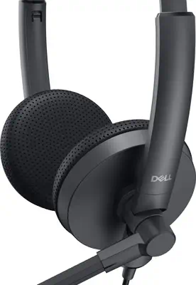 DELL WH1022 Casque Avec fil Arceau Appels/Musique USB Type-A Noir - Dell - Casque Micro - visuel 5
