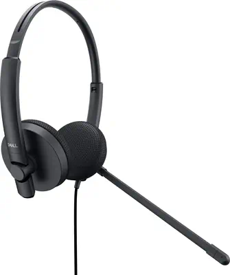 DELL WH1022 Casque Avec fil Arceau Appels/Musique USB Type-A Noir - Dell - Casque Micro - visuel 3