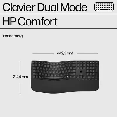 685 CFT DUAL-MODE KB/MSE COMBO - HP - Pack Clavier, souris - visuel 3
