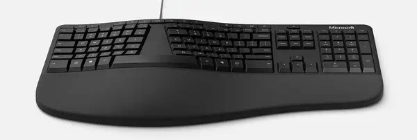 Microsoft Ergonomic clavier Universel USB AZERTY Belge Noir - Clavier - visuel 4