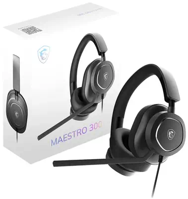 MSI Maestro 300 Casque Avec fil Arceau Gaming USB Type-C / USB Type-A Noir - Périphérique Informatique - visuel 5