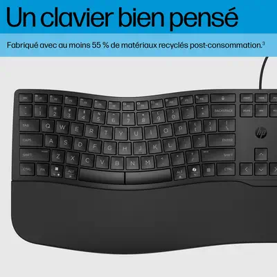 HP 485 Comfort Wired Keyboard - Clavier - visuel 4