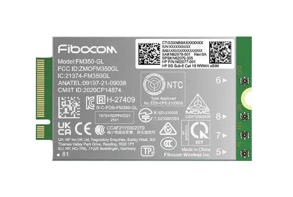 HP 5G Sub-6 Cat 19 WWAN Interne - Accessoire Réseau - visuel 1