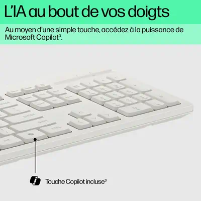 Ensemble combiné clavier et souris filaires HP 225 - Pack Clavier, souris - visuel 5
