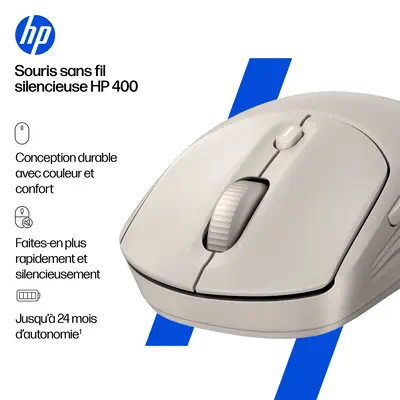 Souris sans fil silencieuse HP 400 - visuel 4