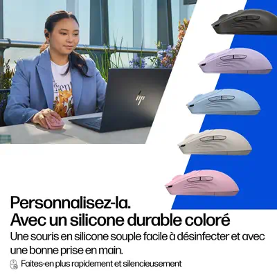 Souris sans fil silencieuse HP 400 - visuel 4