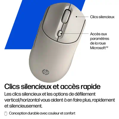 Souris sans fil silencieuse HP 400 - visuel 3
