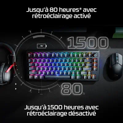 HyperX Alloy Rise 75 sans fil - Clavier gamer - visuel 4