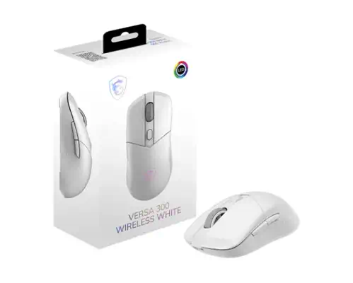 MSI Versa 300 Wireless souris Gaming Droitier RF Wireless + Bluetooth + USB Type-C Optique 8000 DPI - Périphérique Informatique - visuel 5