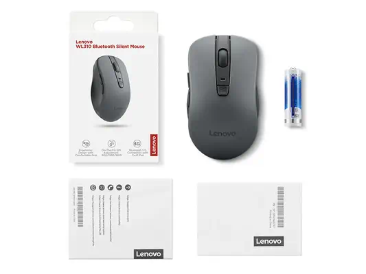 Lenovo WL310 souris Bureau Ambidextre Bluetooth Optique 1200 DPI - Souris - visuel 7