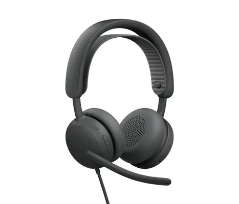 Logitech Zone Wired 2 Casque Avec fil Arceau Appels/Musique USB Type-C / USB Type-A Graphite - Casque Micro - visuel 4