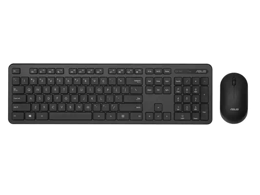 ASUS CW100 clavier Souris incluse Universel RF sans fil QWERTY Anglais américain Noir - Asus - Pack Clavier, souris - visuel 1