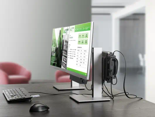 Clavier HP professionnel ultra-plat avec SmartCard - visuel 1