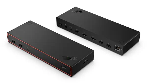Lenovo ThinkPad USB4 Dock 5000 Avec fil Noir - Station d'accueil pour portable - visuel 10