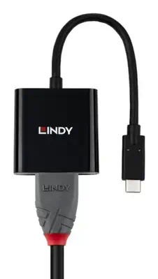 Lindy 43438 câble vidéo et adaptateur 0,15 m USB Type-C HDMI Noir - Connectique - visuel 4
