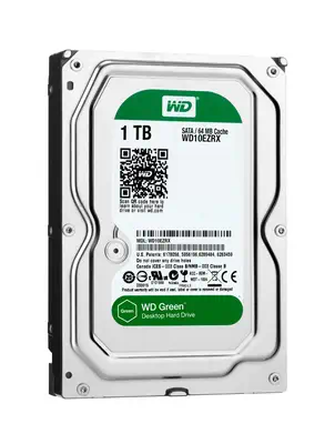 Western Digital Caviar Green 1TB disque dur 1 To 7200 tr/min 64 Mo 3.5" Série ATA III - Disque dur Interne - visuel 2