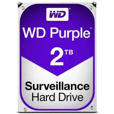 Western Digital Purple disque dur 2 To 5400 tr/min 64 Mo 3.5" Série ATA III - Disque dur Interne - visuel 1