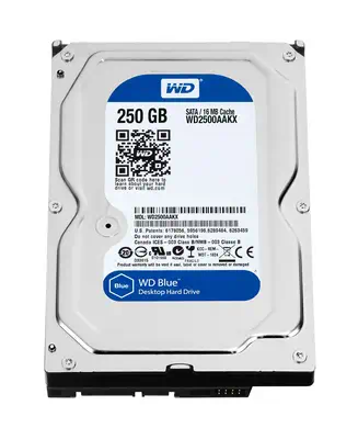 Western Digital Caviar Blue 250GB disque dur 250 Go 7200 tr/min 16 Mo 3.5" SATA - Disque dur Interne - visuel 1
