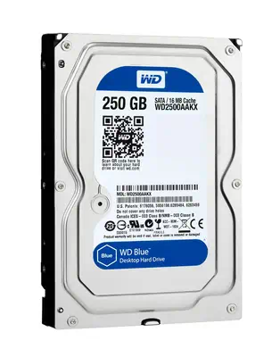 Western Digital Caviar Blue 250GB disque dur 250 Go 7200 tr/min 16 Mo 3.5" SATA - Disque dur Interne - visuel 2