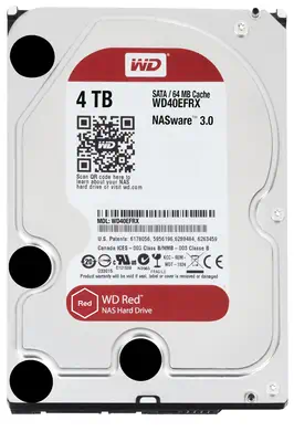 Western Digital Red 4TB disque dur 4 To Variable 64 Mo 3.5" Série ATA III - Disque dur Interne - visuel 1