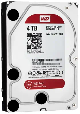 Western Digital Red 4TB disque dur 4 To Variable 64 Mo 3.5" Série ATA III - Disque dur Interne - visuel 2